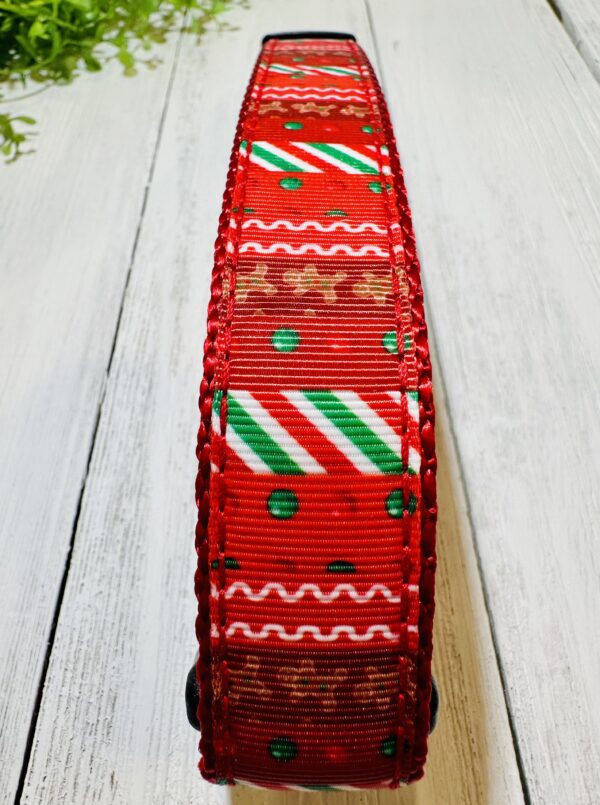 Christmas Wrapping Red Pet Collar - Image 2