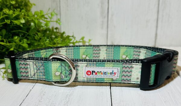 Green Pattern Dog / Pet Collar