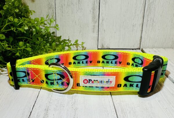 Rainbow Oakley Dog / Pet Collar