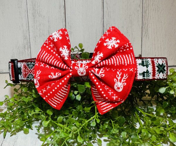 Red Christmas Bow Tie