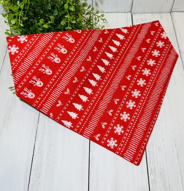 Red Reindeer Bandanna