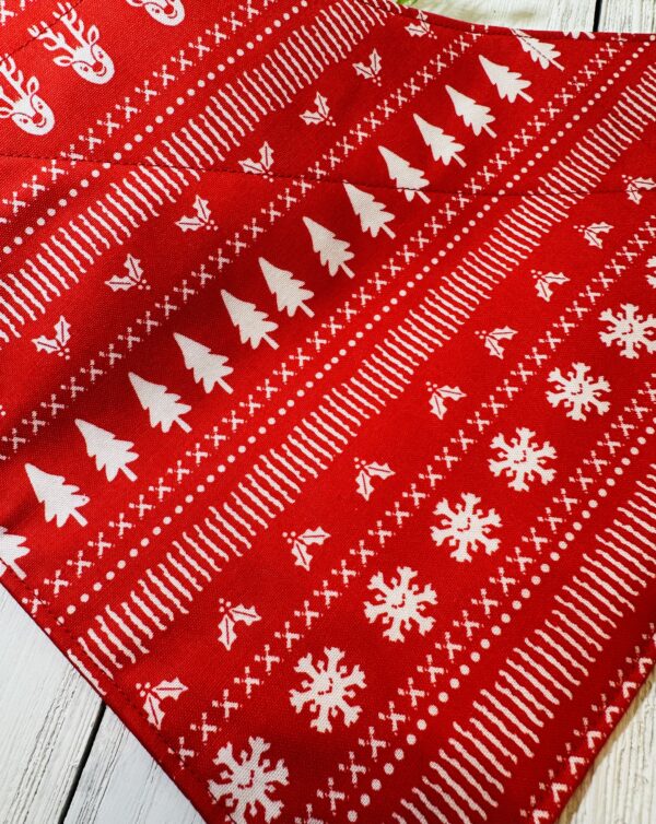 Red Reindeer Bandanna - Image 2