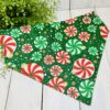 Green Peppermint Bulb Bandanna