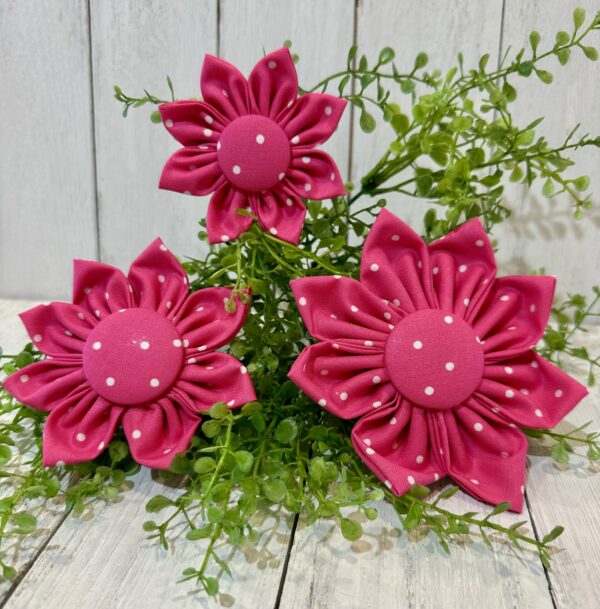 Pink Polka Dot Flowers