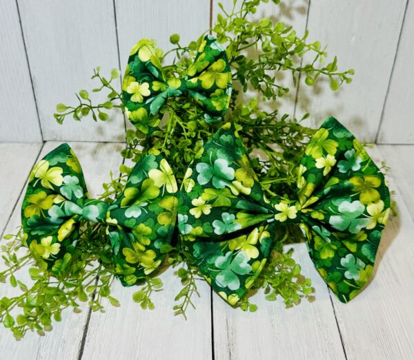 St. Patrick’s Day Shamrock Bows